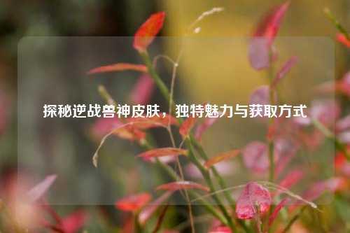 探秘逆战兽神皮肤，独特魅力与获取方式