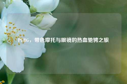PUBG，带色摩托与眼镜的热血驰骋之旅